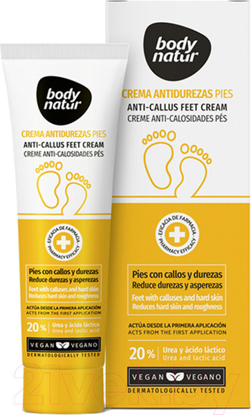 Изображение товара Крем для ног Body Natur Anti-Callus Feet Cream Смягчающий (50мл)