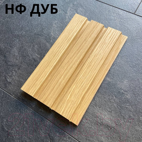 Изображение товара Реечная панель Andlen Decor ПН-43 МДФ НФ Дуб (2800x123x12мм)