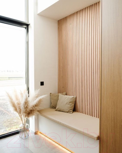 Изображение товара Реечная панель Andlen Decor ПН-43 МДФ НФ Дуб (2800x123x12мм)