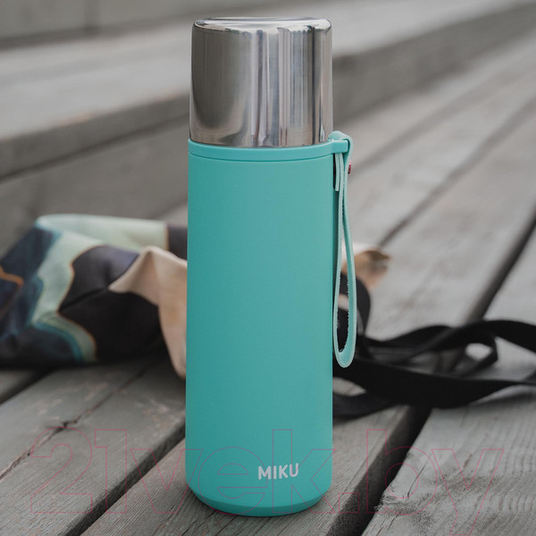 Изображение товара Термос для напитков Miku TH-CLS-1000T (1л, бирюзовый)