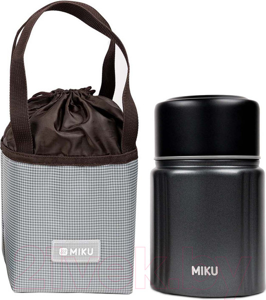 Изображение товара Термос для еды Miku TH-FD-780G (780мл, серый)