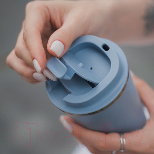 Изображение товара Термокружка Miku TH-MG-510LB (510мл, голубой)