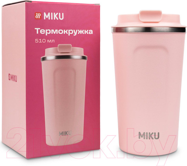 Изображение товара Термокружка Miku TH-MG-510P (510мл, розовый)
