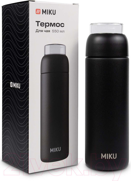 Изображение товара Термос для напитков Miku TH-MGT-550B (550мл, черный)