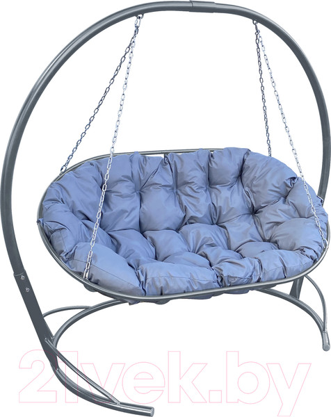 Изображение товара Диван подвесной M-Group Мамасан / 12120309 (серый/серая подушка)