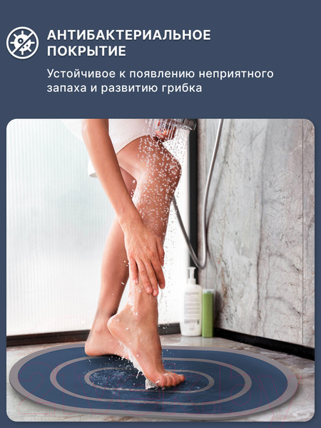 Изображение товара Коврик для ванной Array C108 (синий)