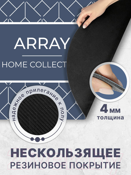 Изображение товара Коврик для ванной Array P108 (синий)