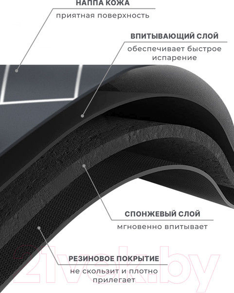 Изображение товара Коврик для ванной Array P111 (серый)