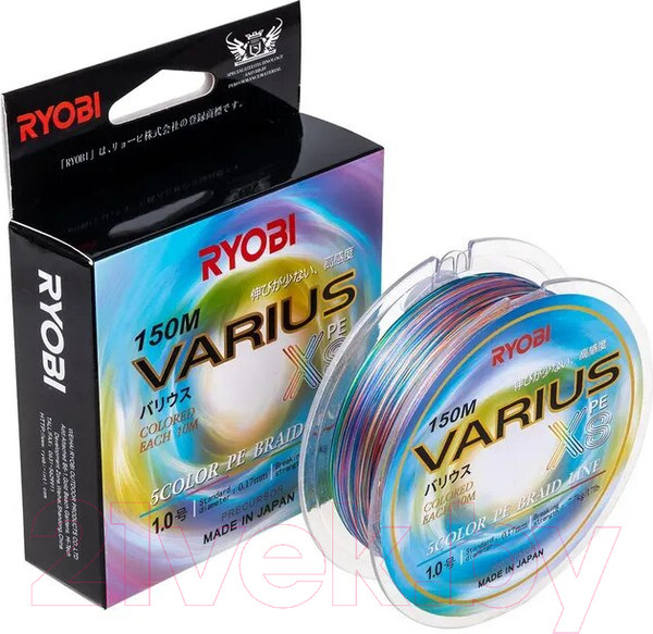 Изображение товара Леска плетеная Ryobi Varius PE8X-150MI 0.165мм (Multi Colour)