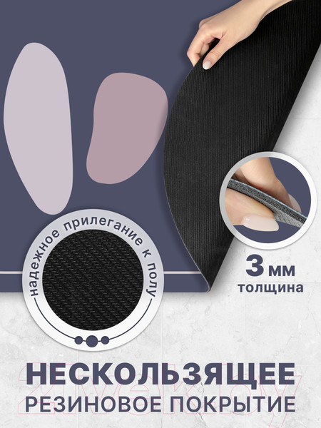 Изображение товара Коврик для ванной Array P208 (синий)