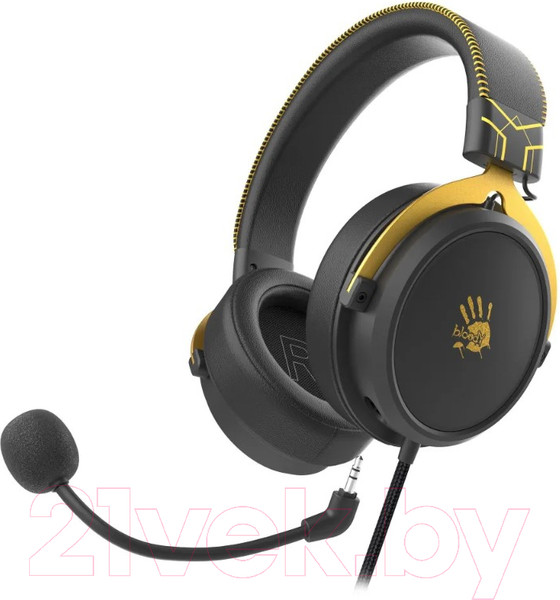 Изображение товара Наушники-гарнитура A4Tech Bloody M590i (желтый/серый)