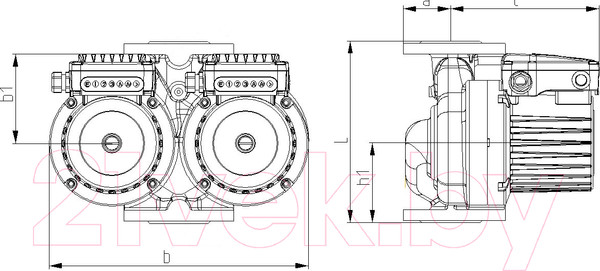 Изображение товара Циркуляционный насос IMP PUMPS Basic II 40/120 F250 / 979524603