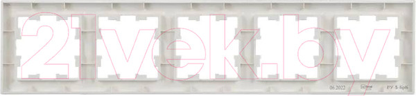 Изображение товара Рамка для выключателей и розеток IEK Brite BR-M52-K01 (белый)