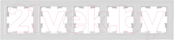 Изображение товара Рамка для выключателей и розеток IEK Brite BR-M52-K01 (белый)