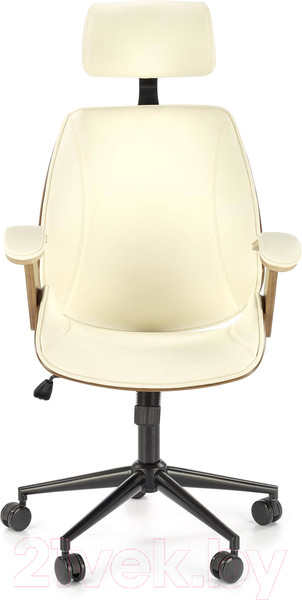 Изображение товара Кресло офисное Halmar Ignazio (ореховый/кремовый)