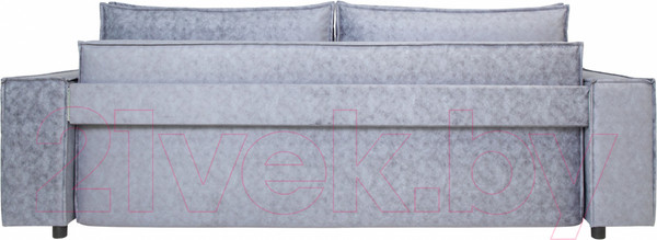 Изображение товара Диван KRONES Цезарь 4 Lux (велюр серый)