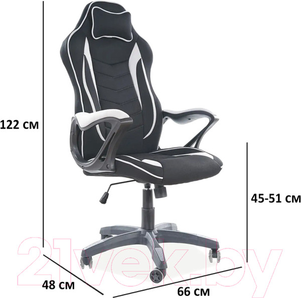 Изображение товара Кресло геймерское Signal Zenvo (серый/черный)