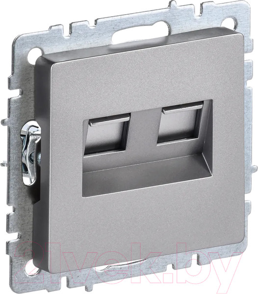 Изображение товара Розетка IEK Brite BR-K20-1-K46 (сталь)