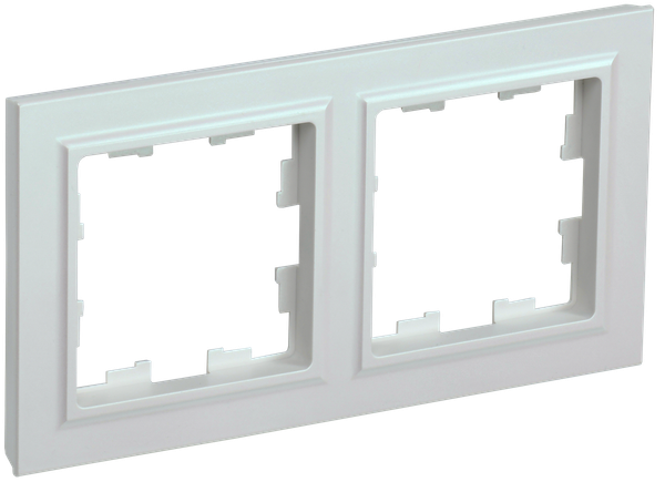 Изображение товара Рамка для выключателей и розеток IEK Brite BR-M22-K36 (жемчуг)