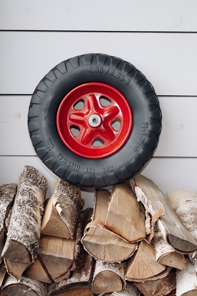 Изображение товара Колесо для тачки Fachmann Garten 3.25/3.00-8 Подшипник D20мм / 05.063 (серый)