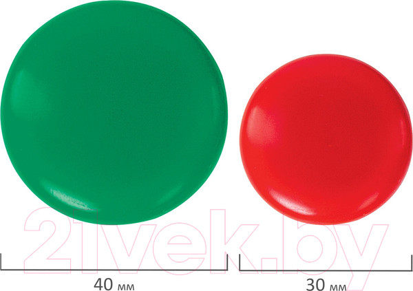 Изображение товара Набор магнитов Brauberg Standard / 237471 (10шт)