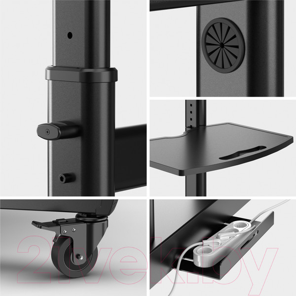 Изображение товара Стойка для ТВ/аппаратуры Onkron TS1891 (черный)