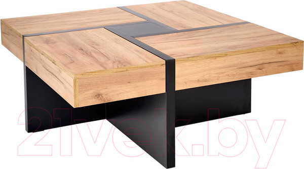 Изображение товара Журнальный столик Halmar Sevilla 100/47 (дуб крафт/черный)