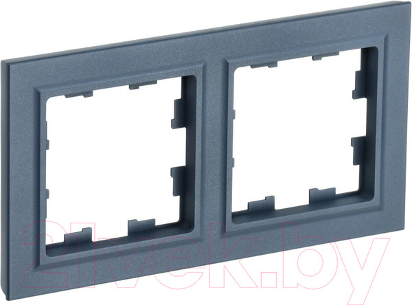 Изображение товара Рамка для выключателей и розеток IEK Brite BR-M22-K35 (маренго)