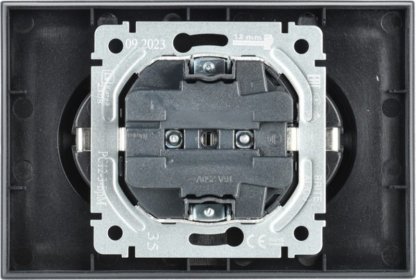Изображение товара Розетка IEK Brite BR-R21-16-K35-F (маренго)