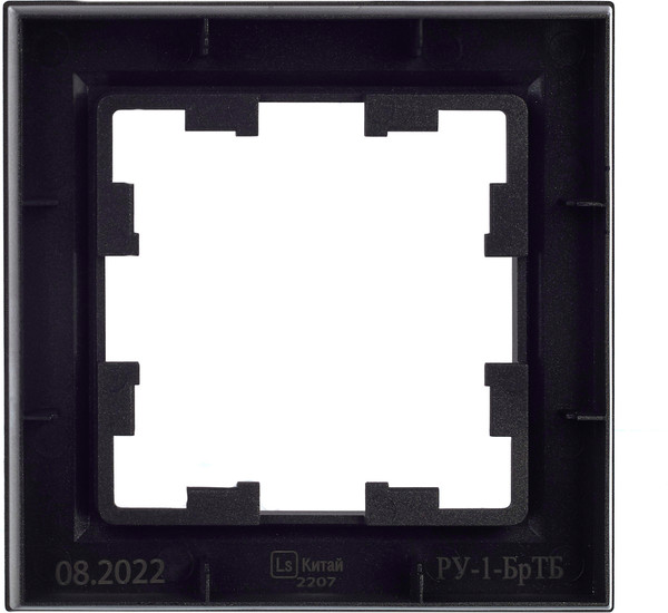 Изображение товара Рамка для выключателей и розеток IEK Brite BR-M12-K45 (темная бронза)