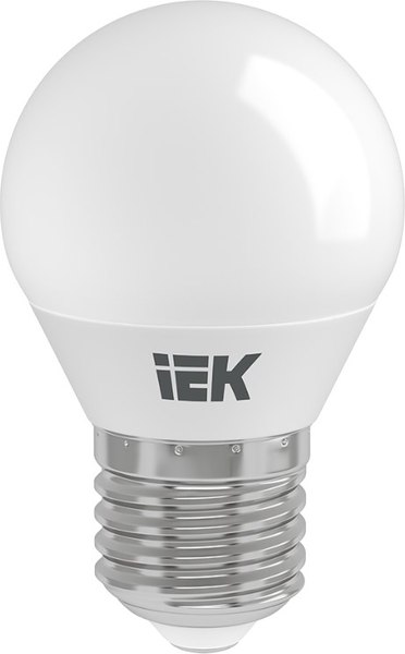 Изображение товара Лампа IEK G45 5 Вт 400lm 3000K E27 / LL-I-G45-5-230-30-E27