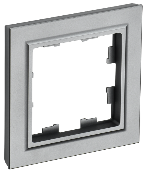 Изображение товара Рамка для выключателей и розеток IEK Brite BR-M12-K46 (сталь)
