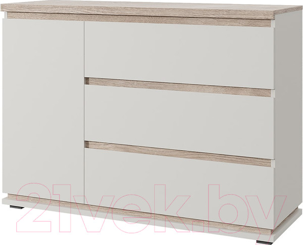 Изображение товара Тумба Anrex Lima 1D3S (персидский жемчуг/мадура)