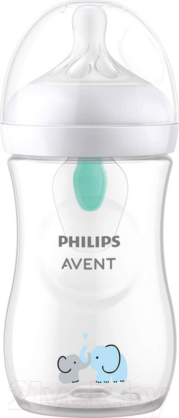 Изображение товара Бутылочка для кормления Philips AVENT Natural Response с клапаном AirFree / SCY673/81 (260мл)