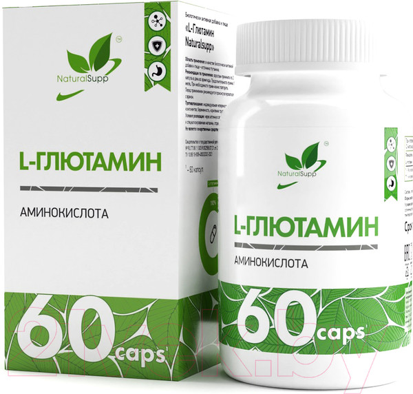Изображение товара L-глютамин NaturalSupp 60капсул