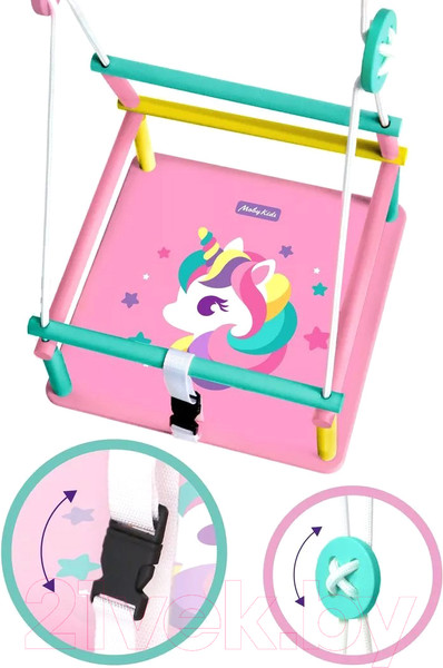 Изображение товара Качели Moby Kids Комета Единорог / 962262
