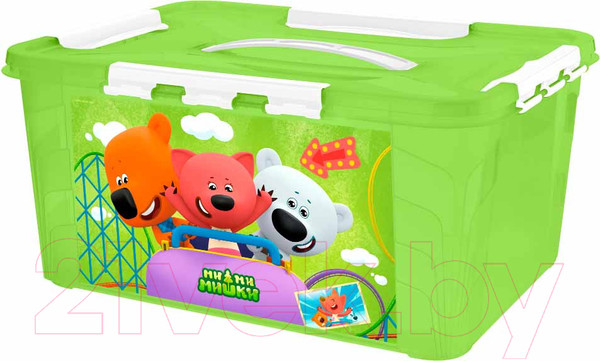 Изображение товара Контейнер для хранения Пластишка Ми-Ми-Мишки / 431329509 (зеленый)
