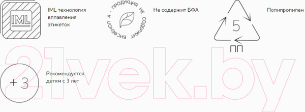 Изображение товара Контейнер для хранения Пластишка Ми-Ми-Мишки / 431329509 (зеленый)