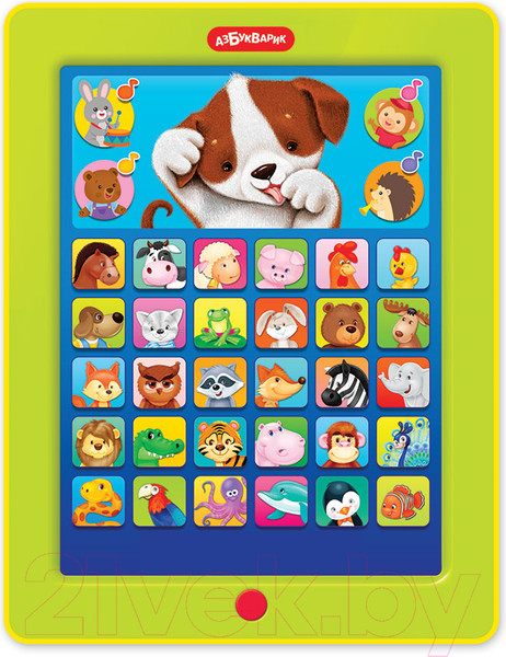 Изображение товара Развивающая игрушка Азбукварик Планшетик Веселые зверята / 3282