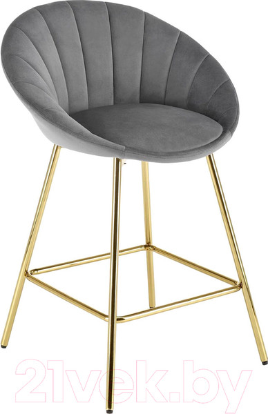 Изображение товара Стул барный Halmar H112 (серый/золото)