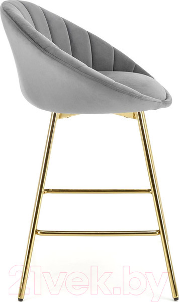 Изображение товара Стул барный Halmar H112 (серый/золото)