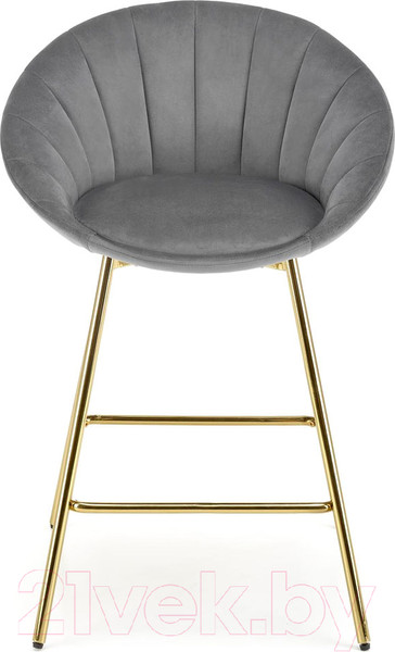 Изображение товара Стул барный Halmar H112 (серый/золото)