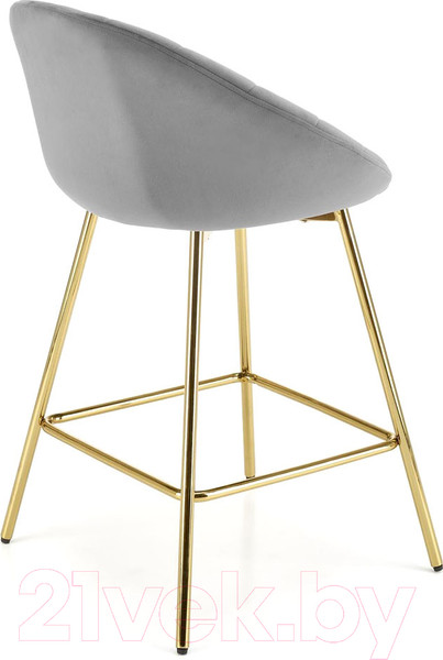 Изображение товара Стул барный Halmar H112 (серый/золото)