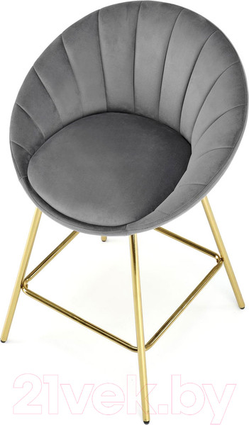 Изображение товара Стул барный Halmar H112 (серый/золото)