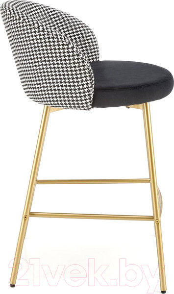 Изображение товара Стул барный Halmar H113 (черный/белый)