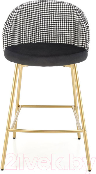 Изображение товара Стул барный Halmar H113 (черный/белый)