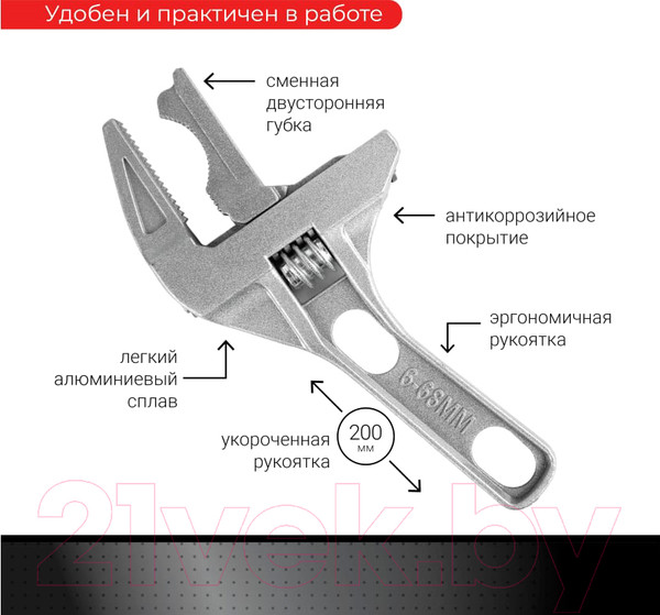 Изображение товара Гаечный ключ Vira 311007