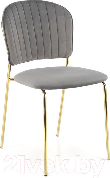 Изображение товара Стул Halmar K499 (серый/золотой)