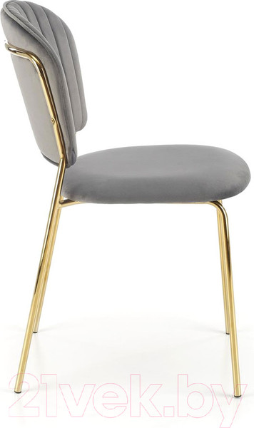 Изображение товара Стул Halmar K499 (серый/золотой)