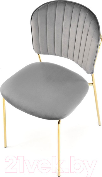 Изображение товара Стул Halmar K499 (серый/золотой)
